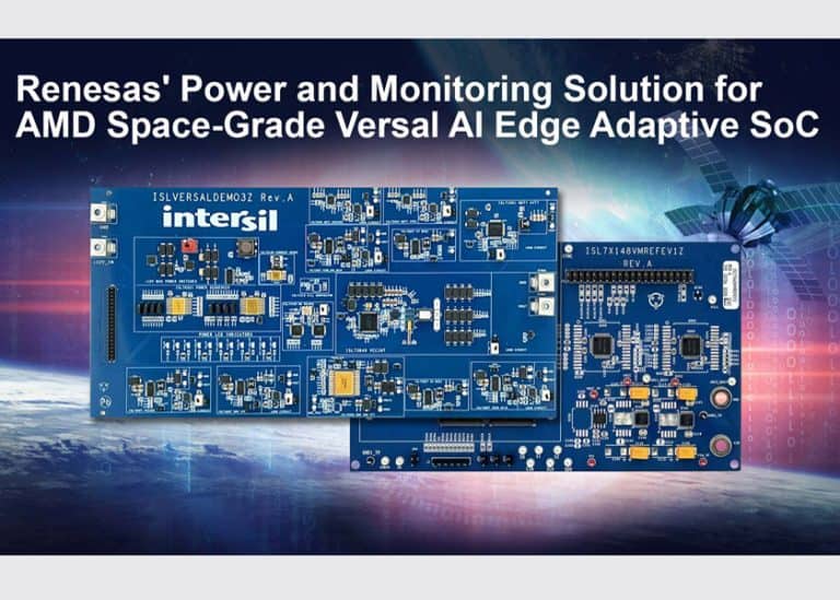 Renesas presenta la soluzione di power management in ambito spaziale ISLVERSALDEMO3Z sviluppata in collaborazione con AMD