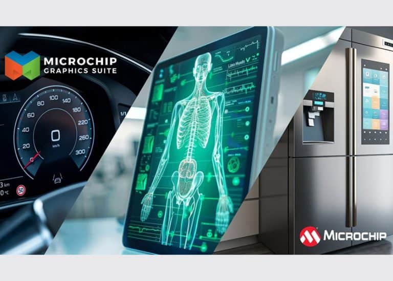 Microchip Technology lancia Microchip Graphics Suite (MGS) per semplificare il processo di integrazione di GUI nei display touchscreen  