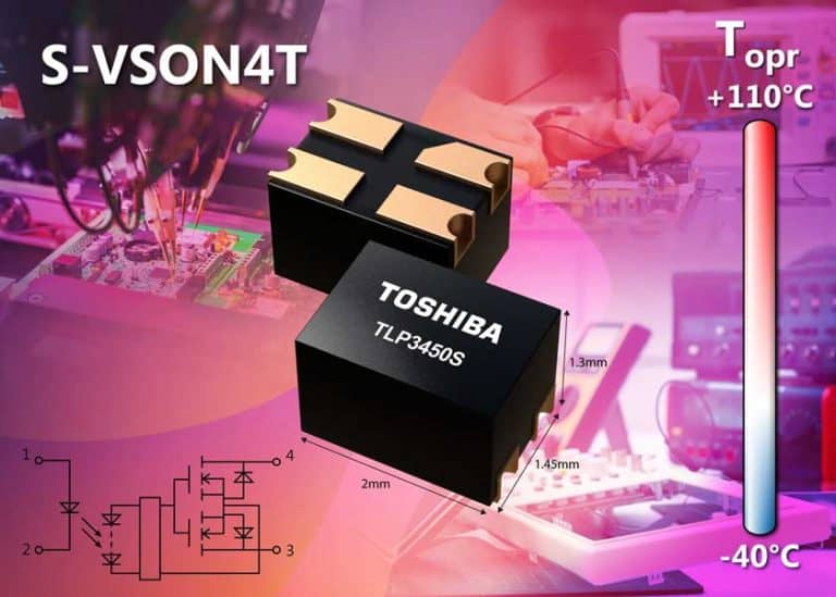 Toshiba lancia il fotorelè ad alta velocità per il test di semiconduttori TLP3450S